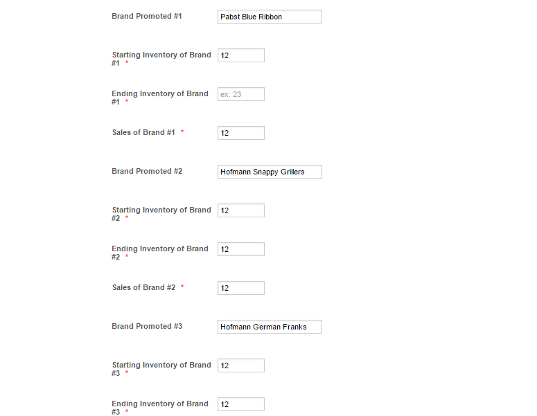 I am completing a recap but the form is not allowing me to type numbers in the fields Image 1 Screenshot 20