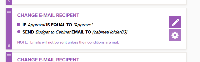 My conditional logic to send an email to Cabinet member is not working Image 1 Screenshot 20