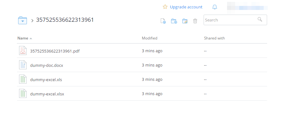 Upload submission to Dropbox saving as a txt Image 1 Screenshot 20