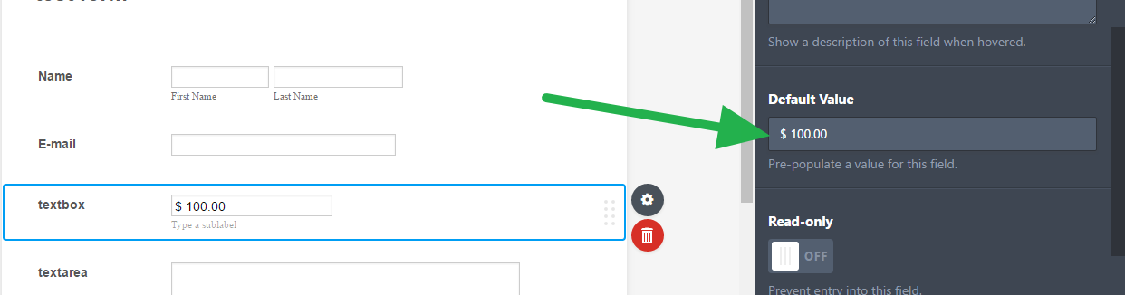 How can I add a dollar sign in the input fields? Image 1 Screenshot 20